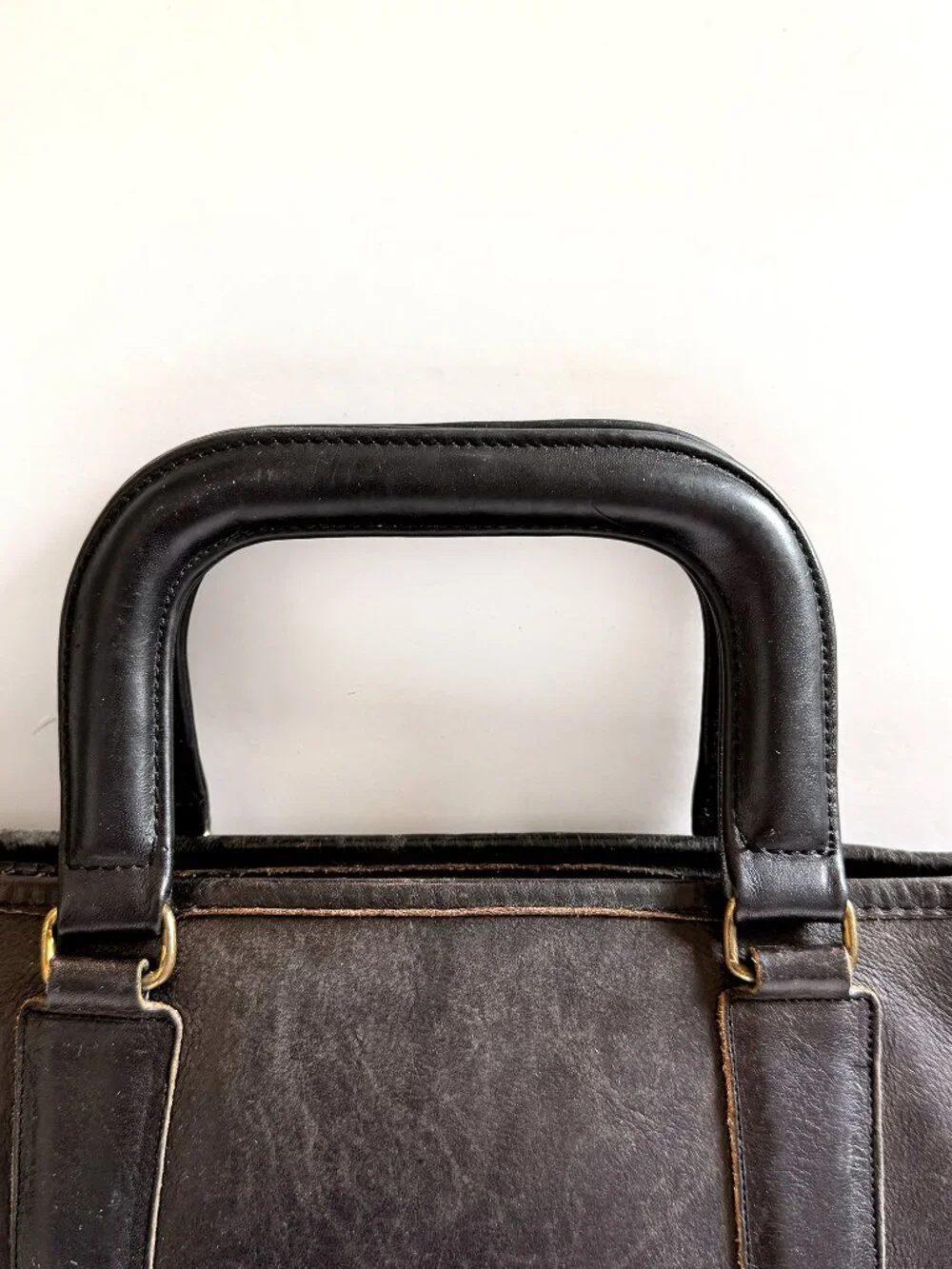 Vintage Coach Slim Satchel | Briefcase Style | Early Made in USA Coach |